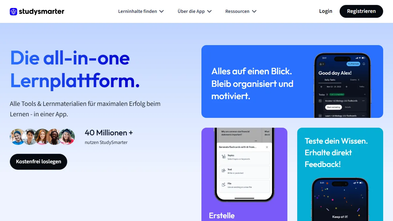 StudySmarterのスクリーンショット