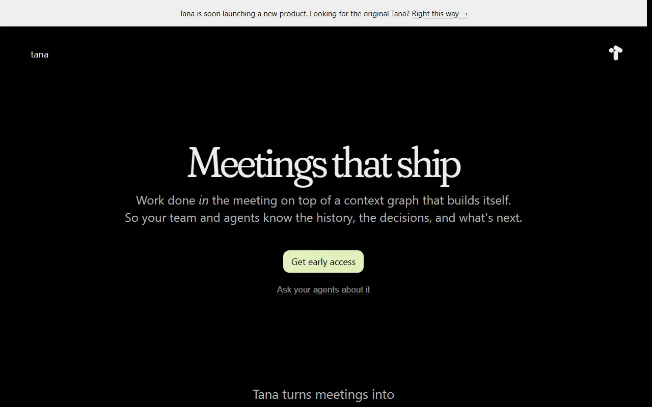 Tana AIのスクリーンショット
