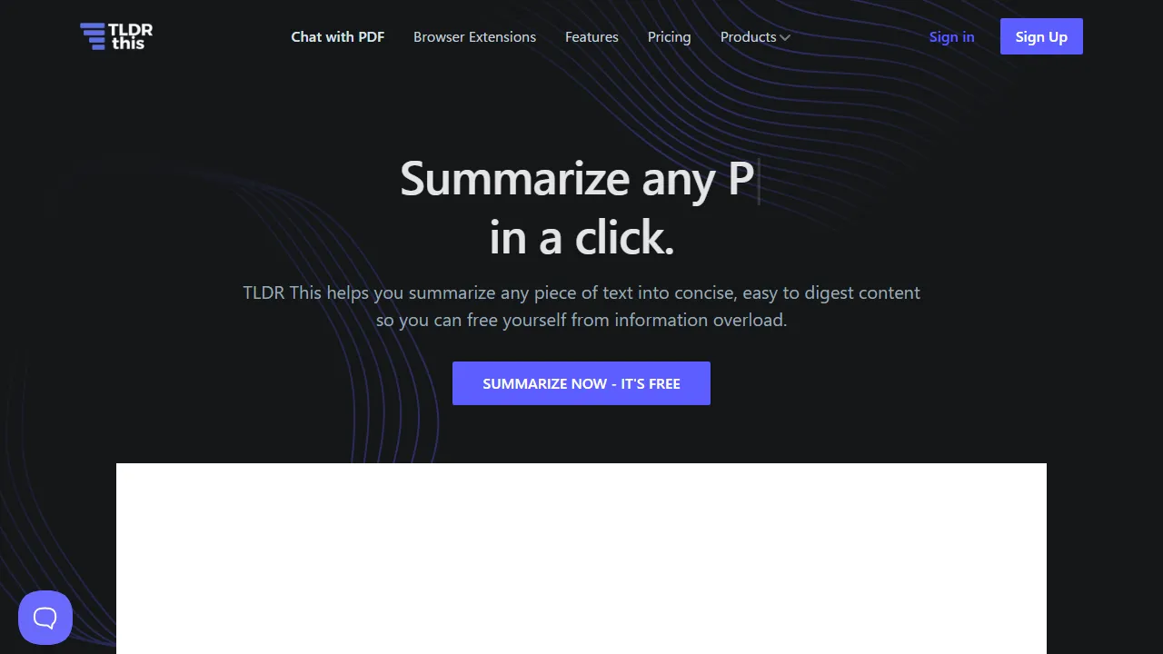 TLDR Thisのスクリーンショット