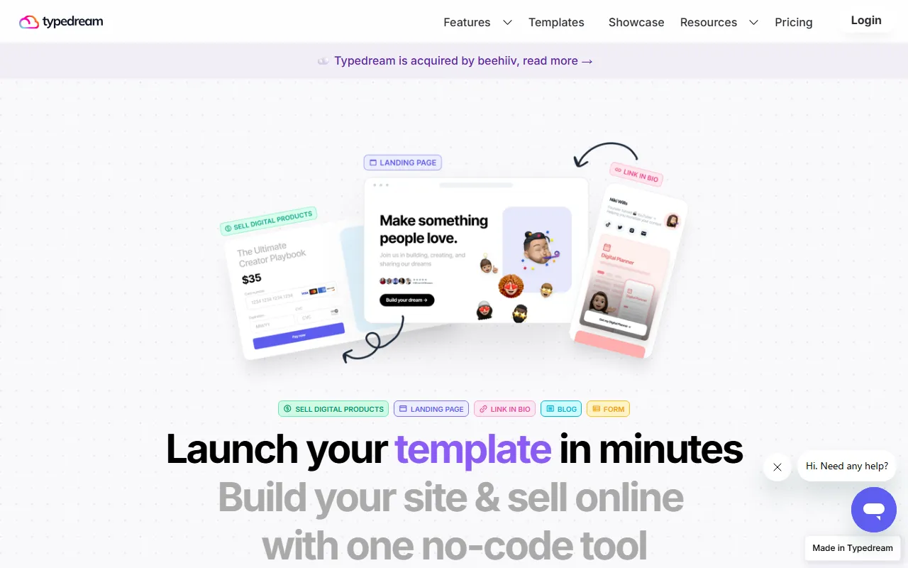 Typedreamのスクリーンショット