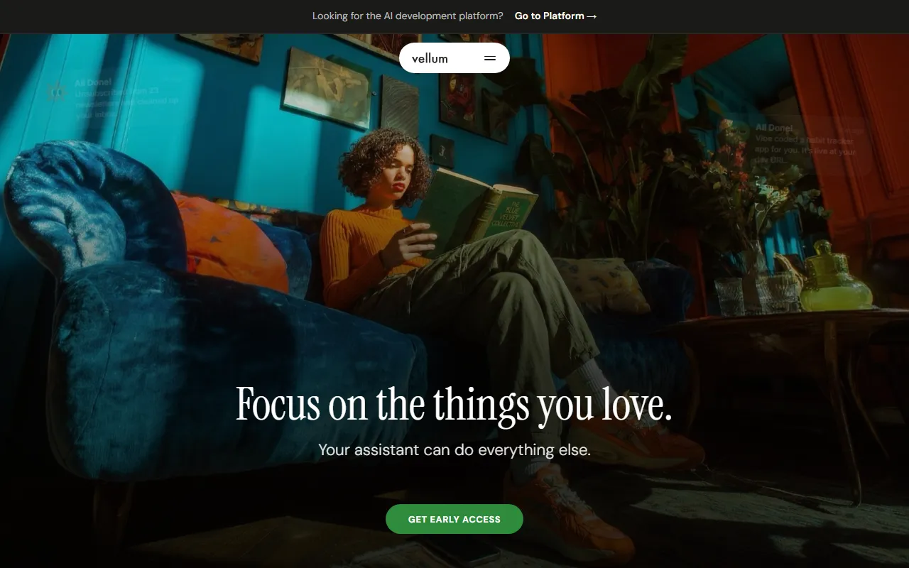 Vellum AIのスクリーンショット