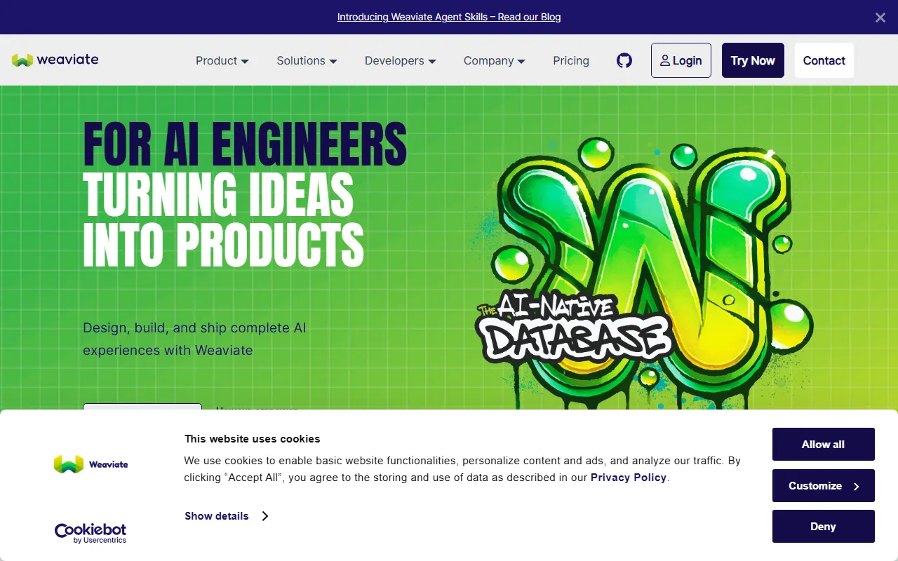 Weaviateのスクリーンショット