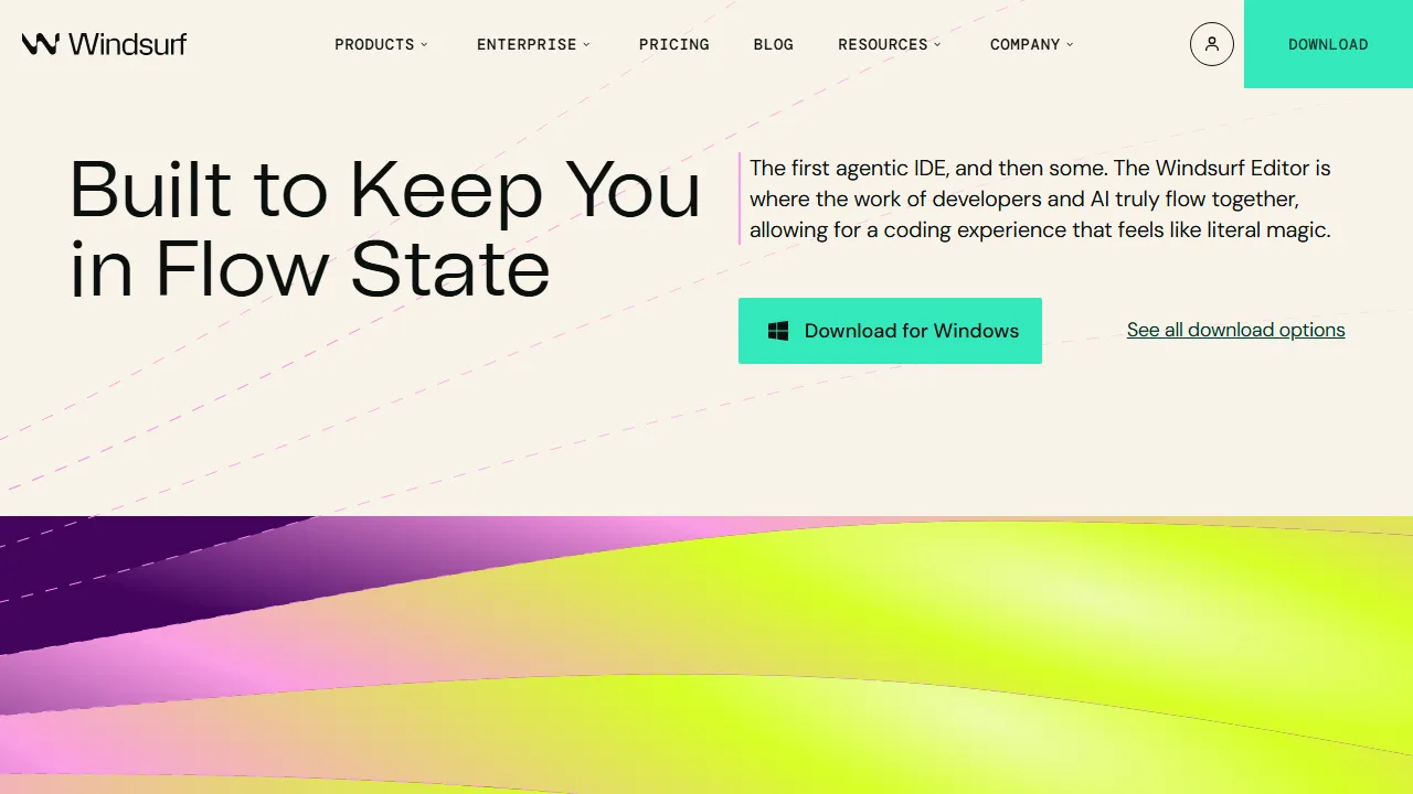 Windsurfのスクリーンショット